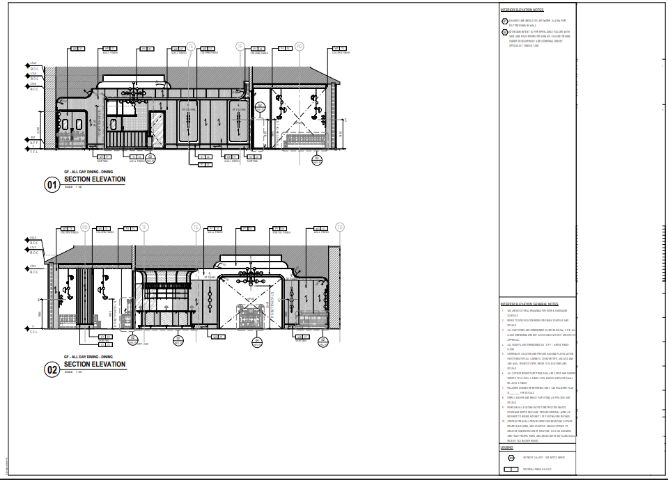 SECTION ELEVATION